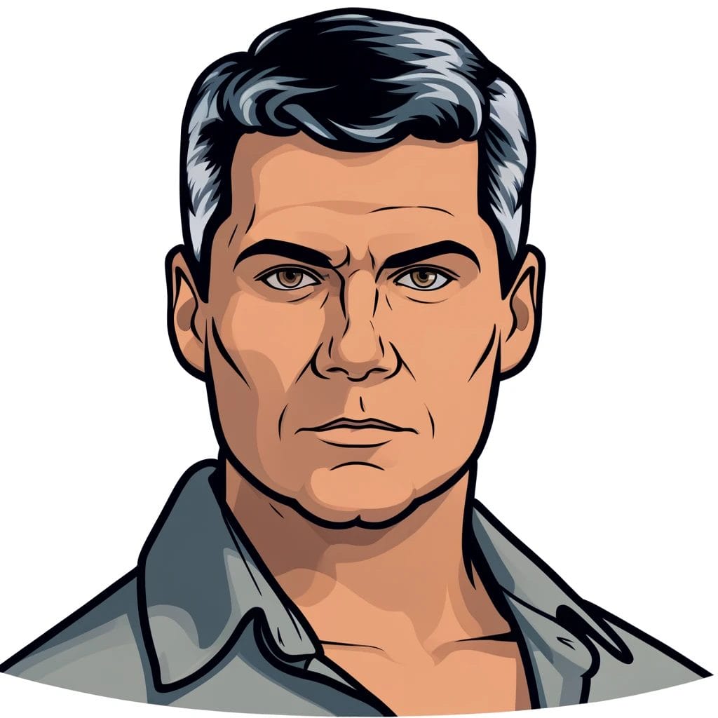 O'Brien Cartoon Portrait 1984