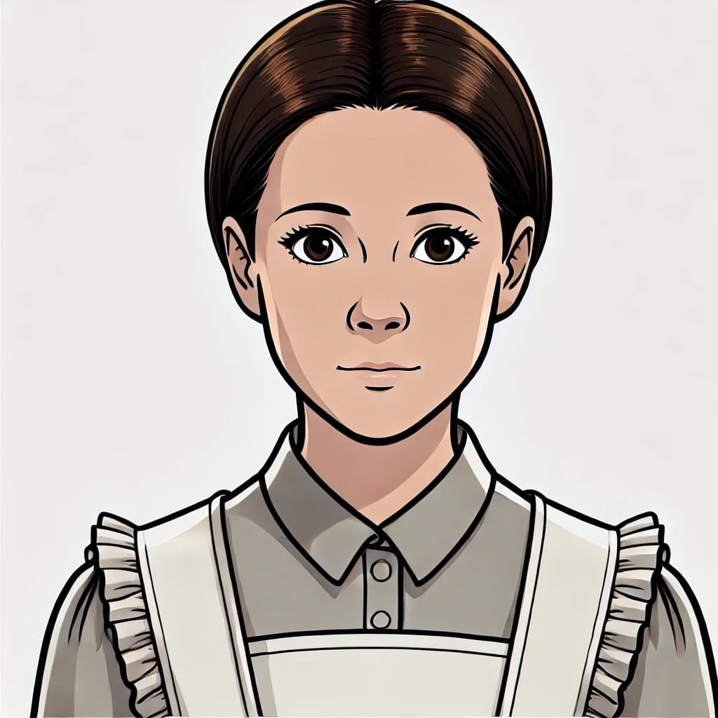 Alice Portrait Cartoon Art