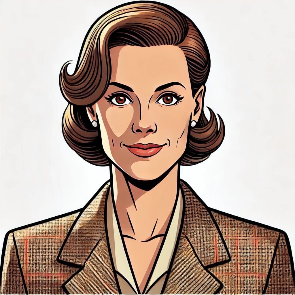 Beatrice Lacey Portrait Cartoon Art