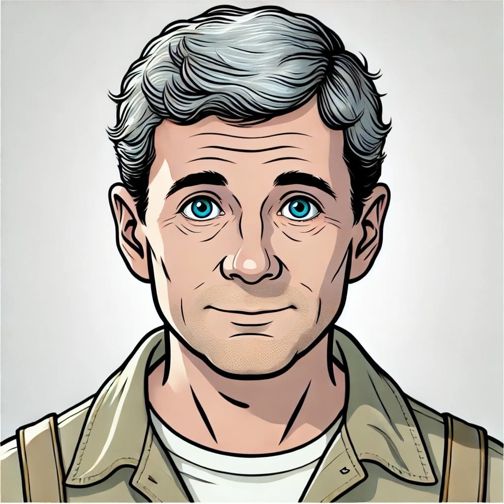 Ben Portrait Cartoon Art