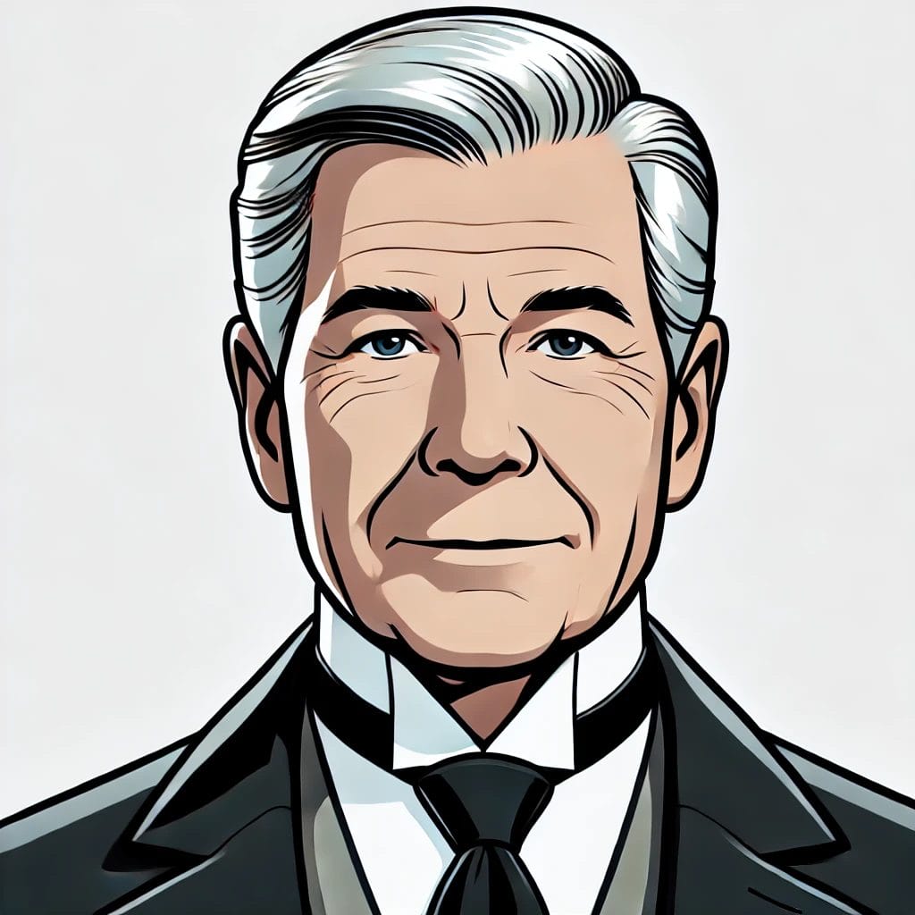 Frith Portrait Cartoon Art