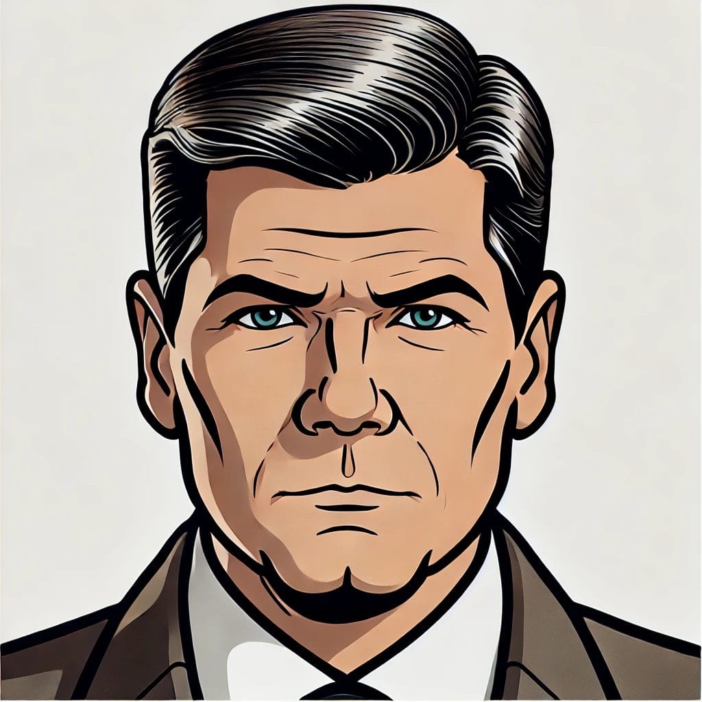 Horridge Portrait Cartoon Art