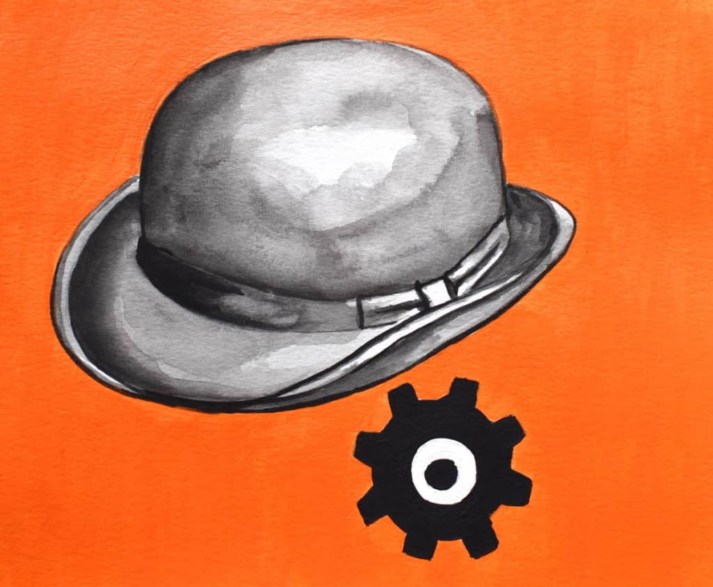 A Clockwork Orange by Stanley Kubrick Artwork
