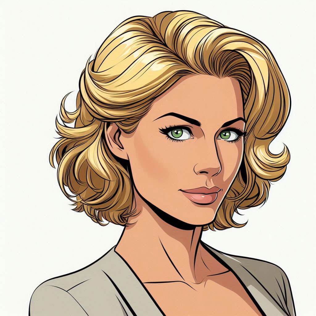 Audra Cartoon Portrait Art