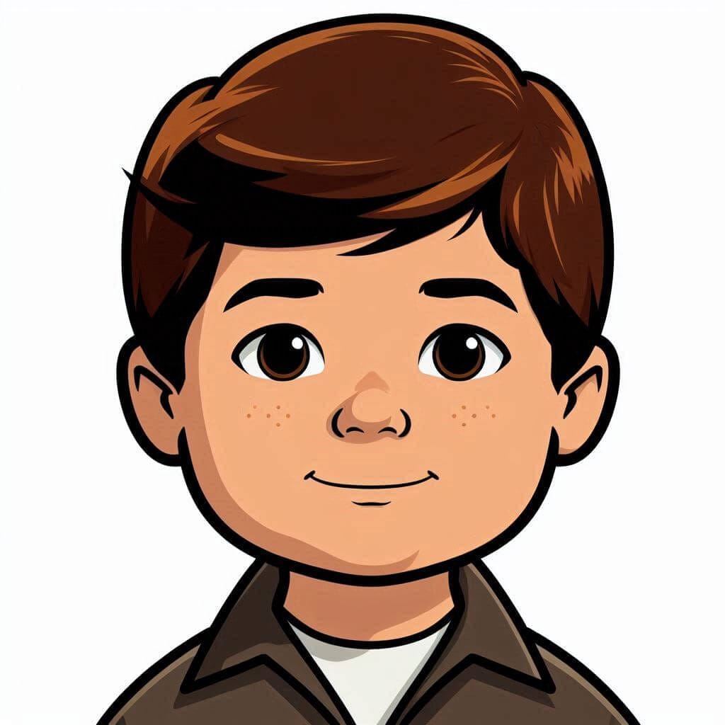 Ben Hanscom Cartoon Portrait Art