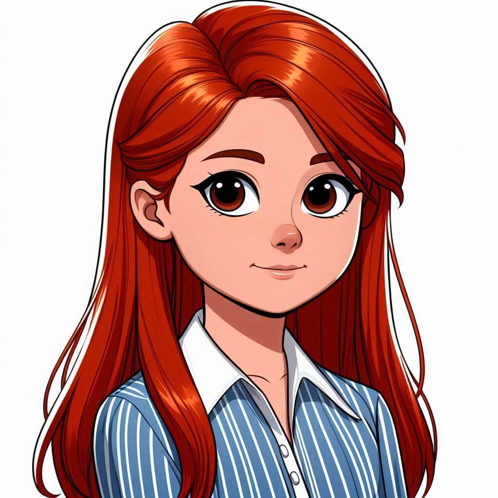 Beverly Marsh Cartoon Portrait Art