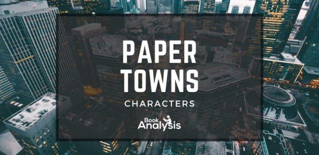 Paper Towns Characters 1 paper towns characters