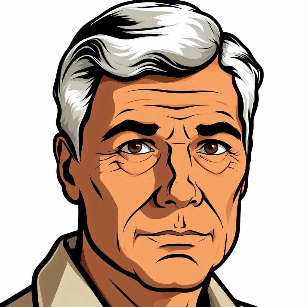 Alec Pelley Cartoon Portrait Art