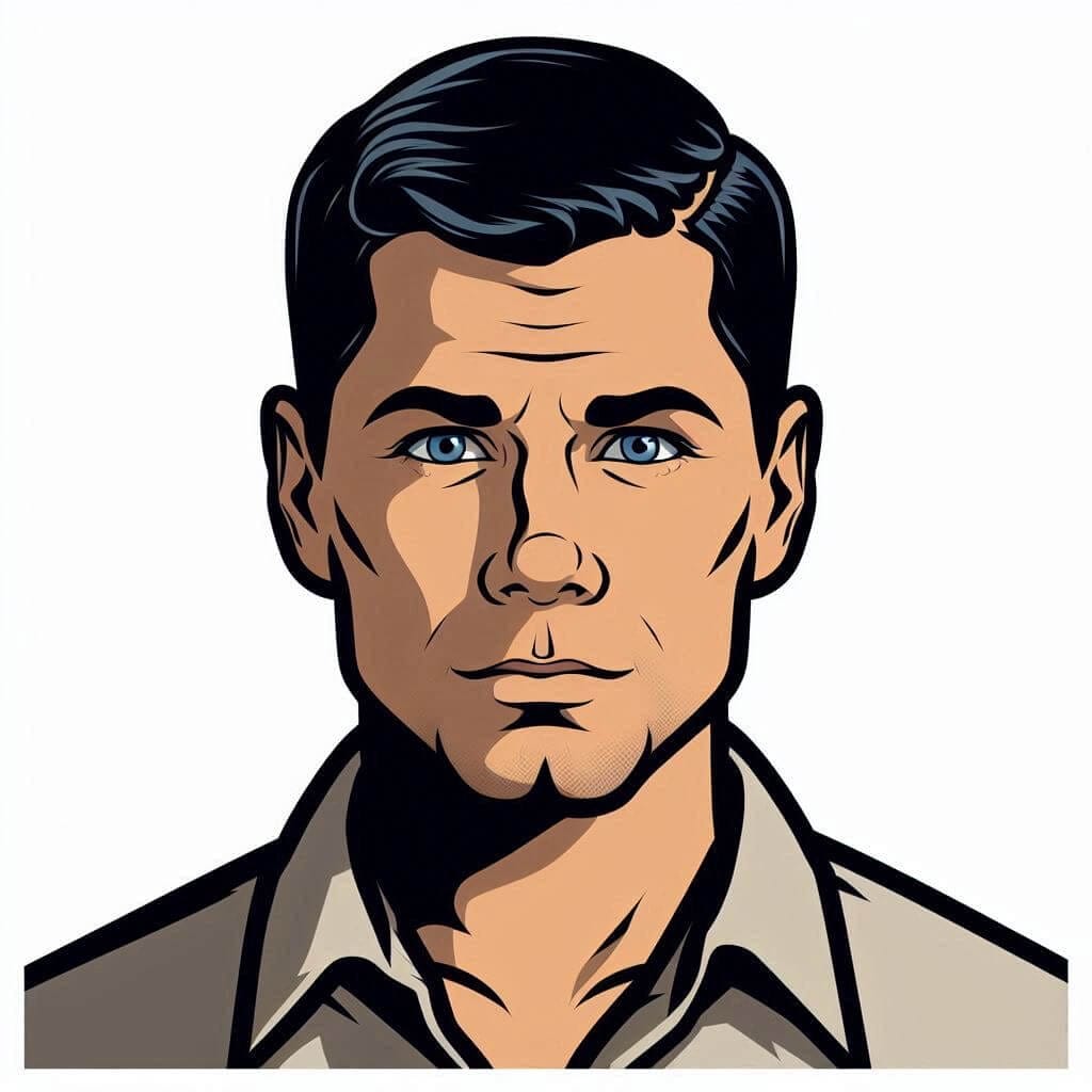 Frank Dunning Portrait Art