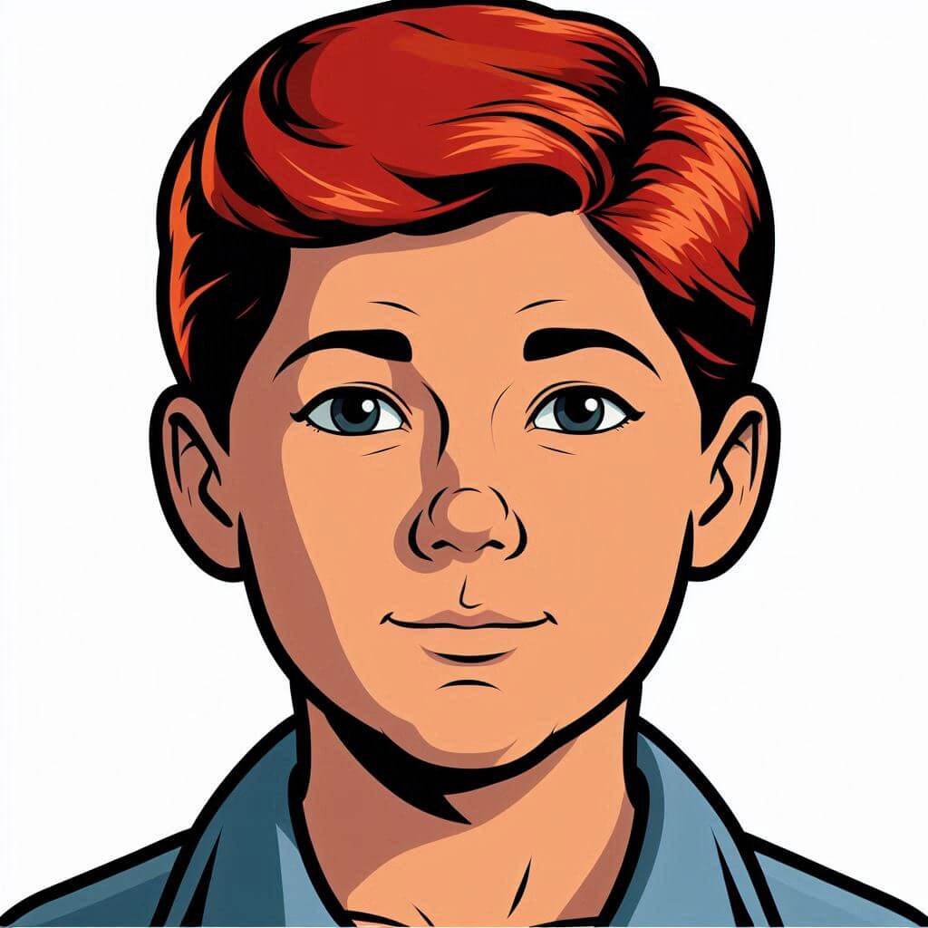 Frank Peterson Cartoon Portrait Art