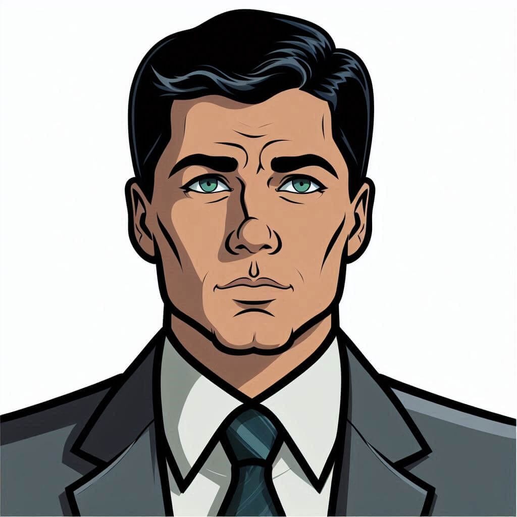 Howie Gold Cartoon Portrait Art