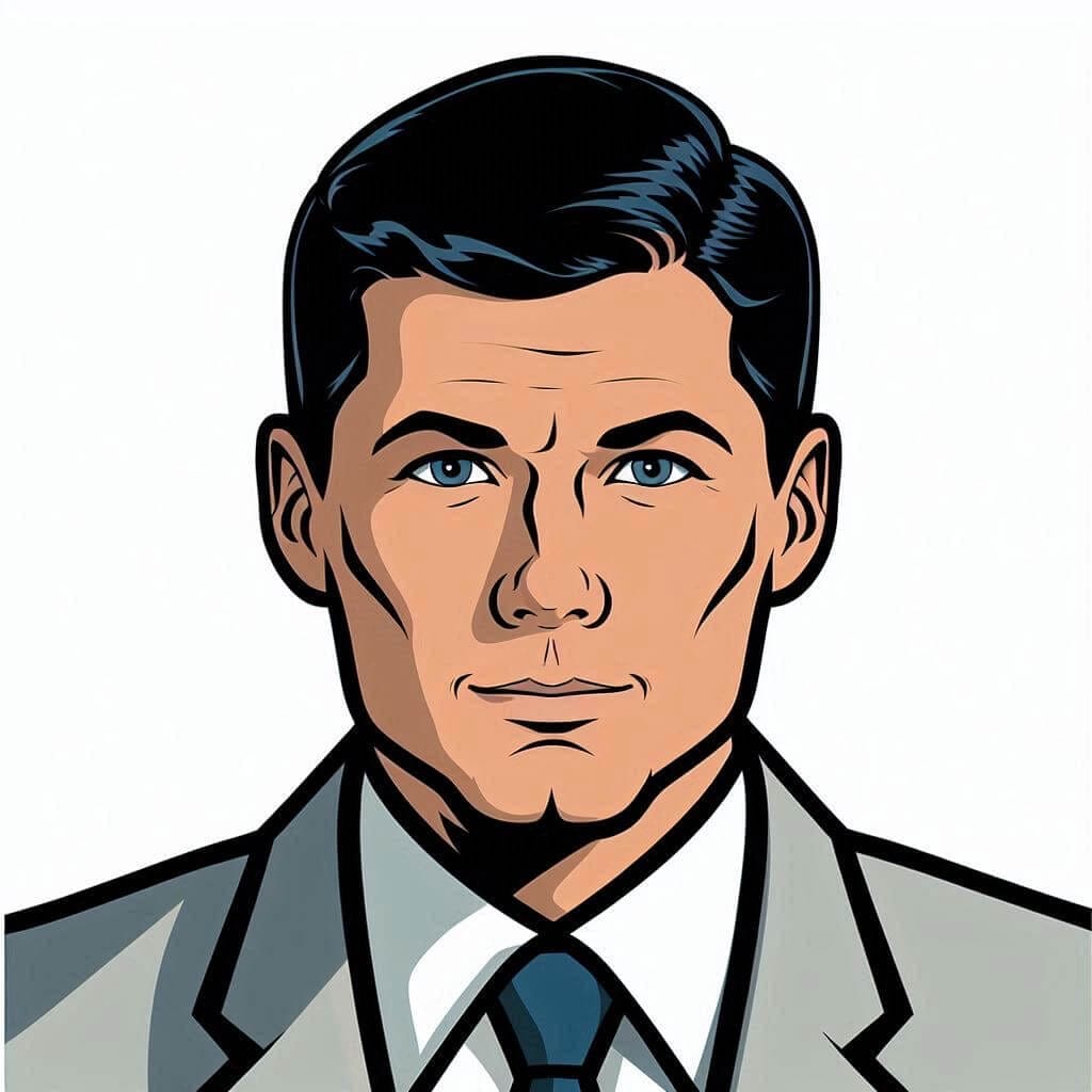 Lee Harvey Oswald Portrait Cartoon Art