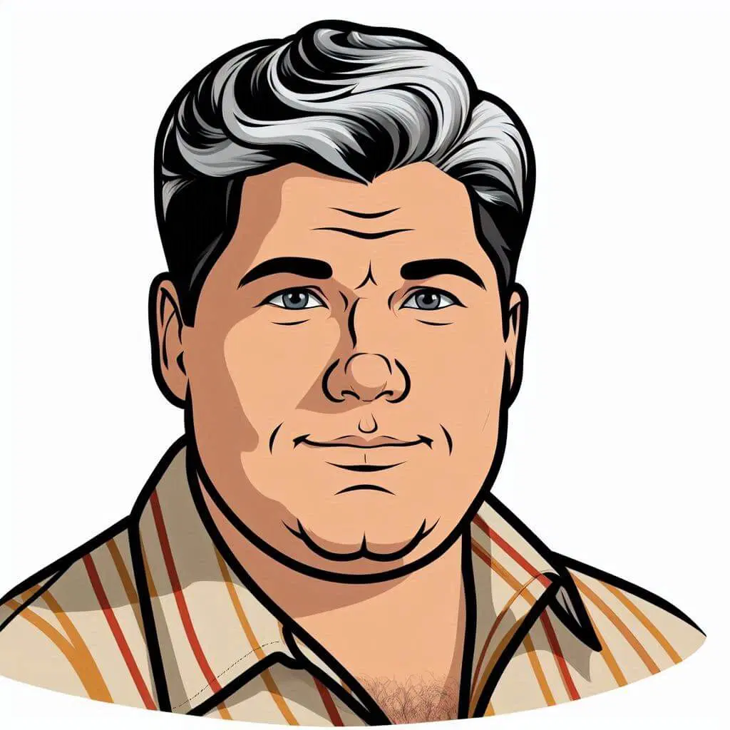Ralph's Portrait Ralph Anderson Cartoon Portrait Art