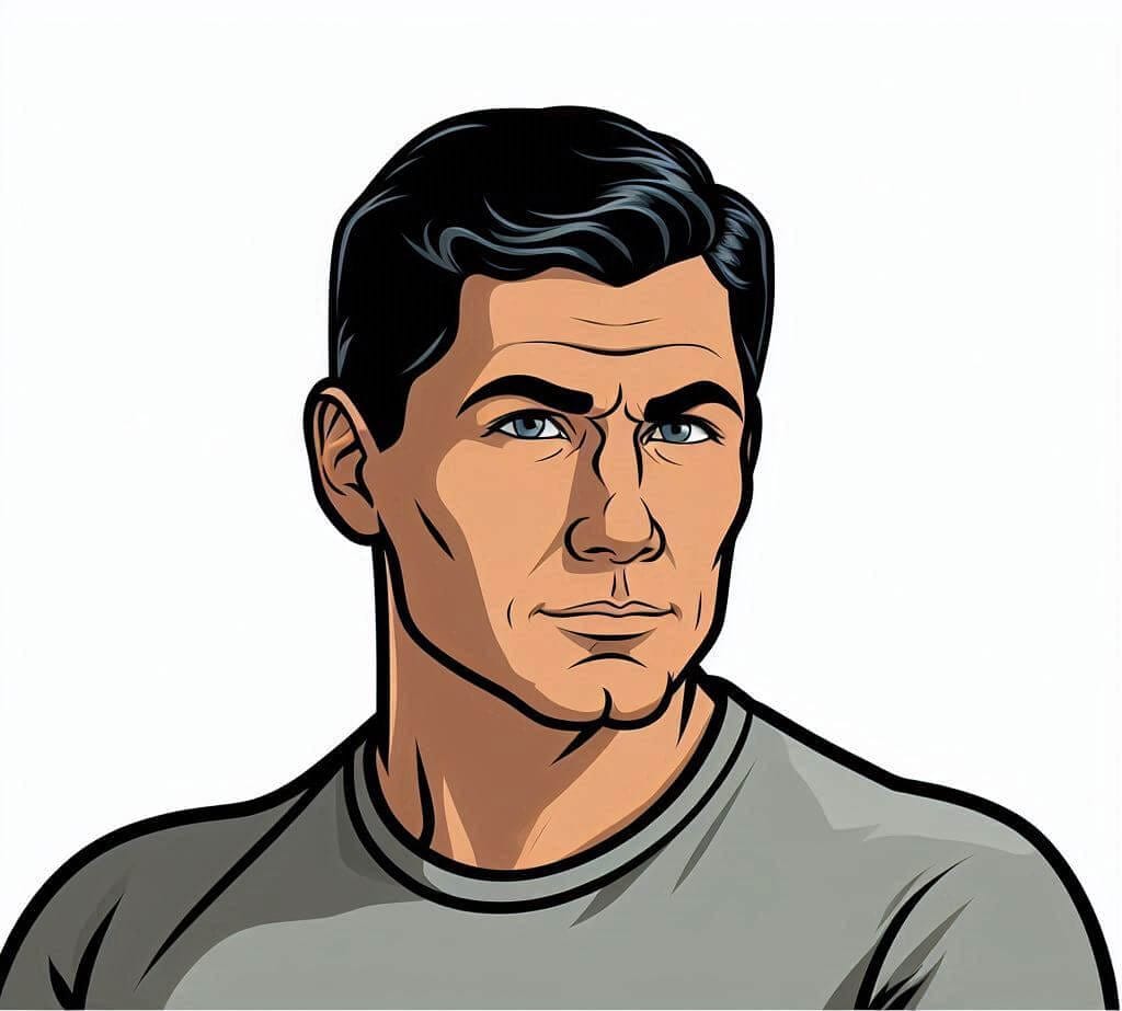 Terry Maitland Cartoon Portrait Art