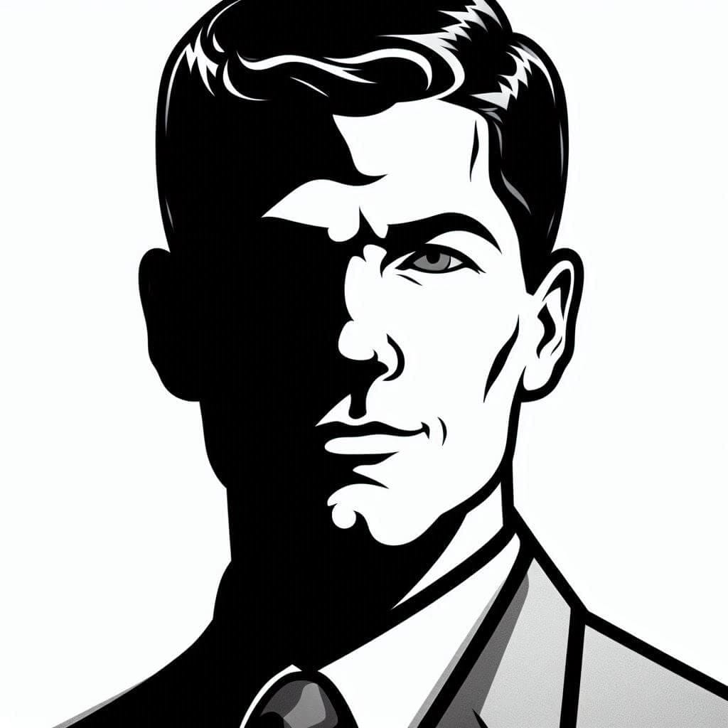 The Outsider Cartoon Portrait Art