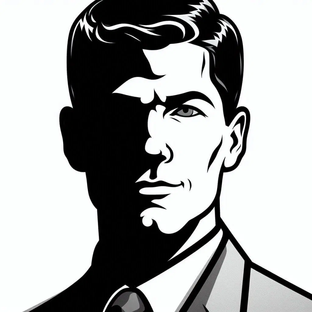 The Outsider's Portrait The Outsider Cartoon Portrait Art