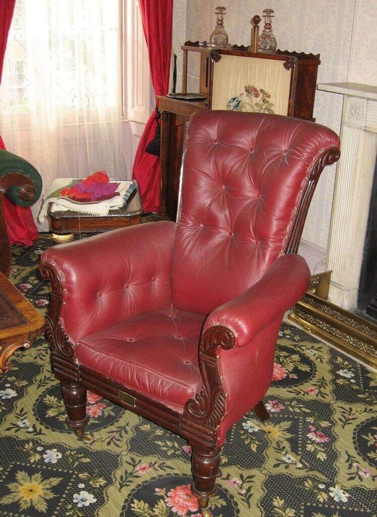 Charles Dickens' chair Charles Dickens' chair