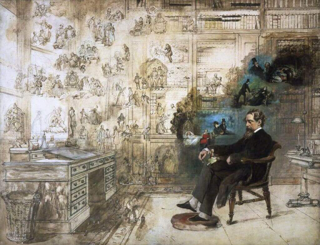 “Dickens’ Dream” by Robert William Buss “Dickens’ Dream” by Robert William Buss