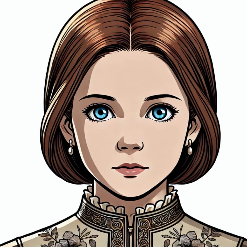 Alia Atreides Portrait Cartoon Art