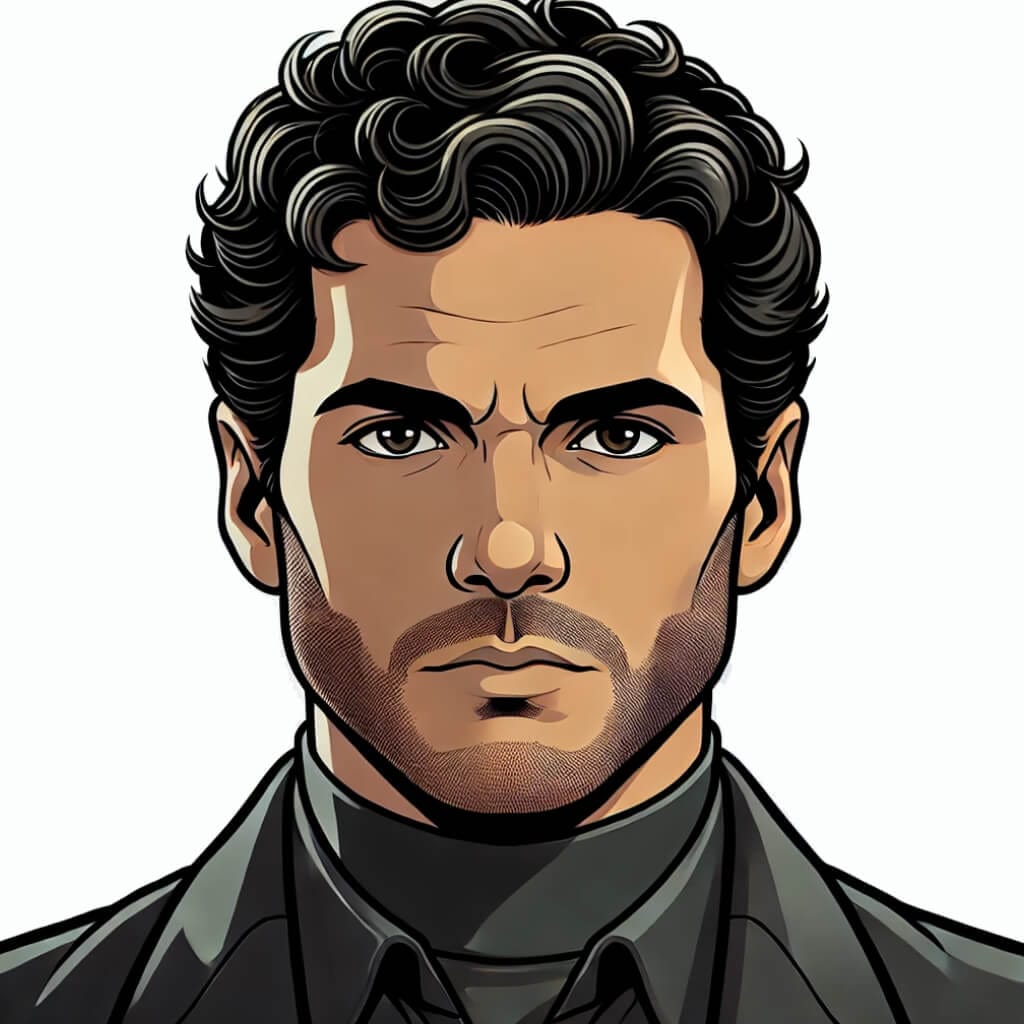 Dune Messiah Characters List 7 Duncan Idaho Portrait Cartoon Art