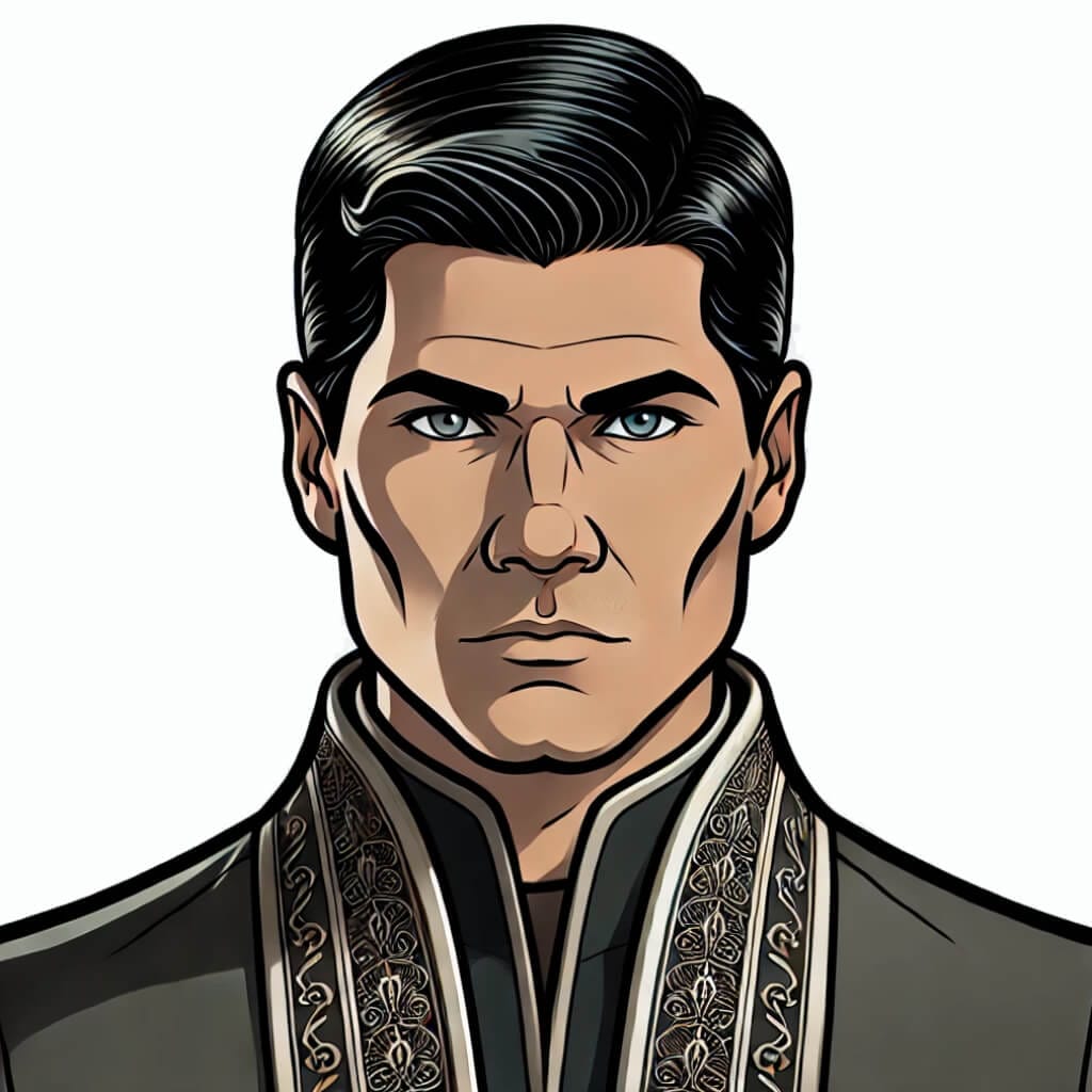 Leto Atreides Portrait Cartoon Art