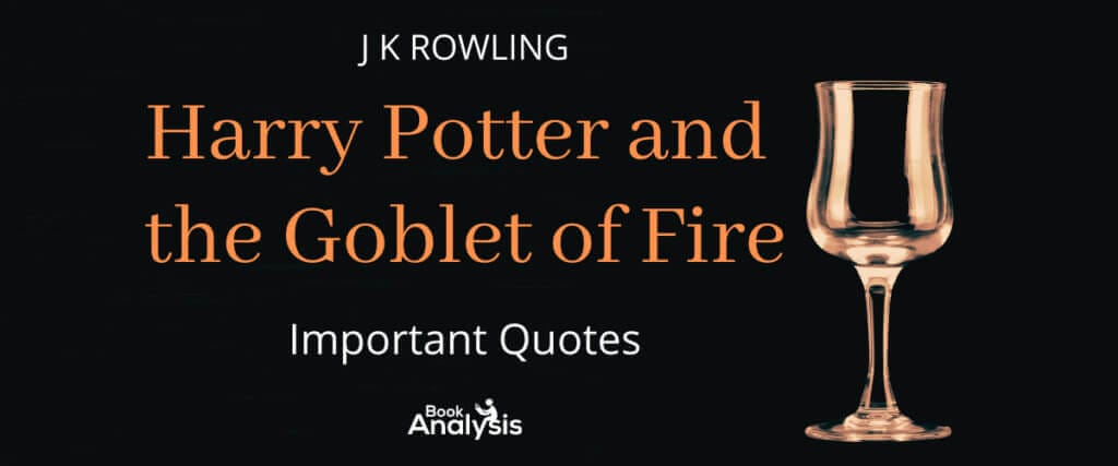 Harry Potter and the Goblet of Fire Quotes Harry Potter and the Goblet of Fire Quotes