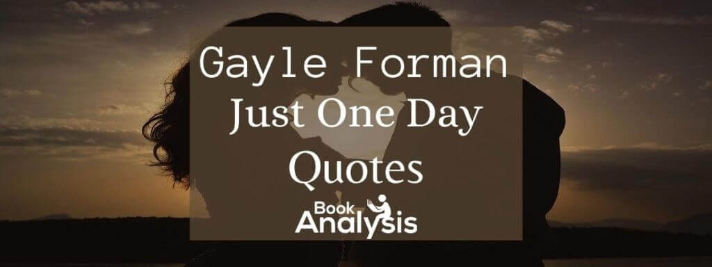 Just One Day Quotes 