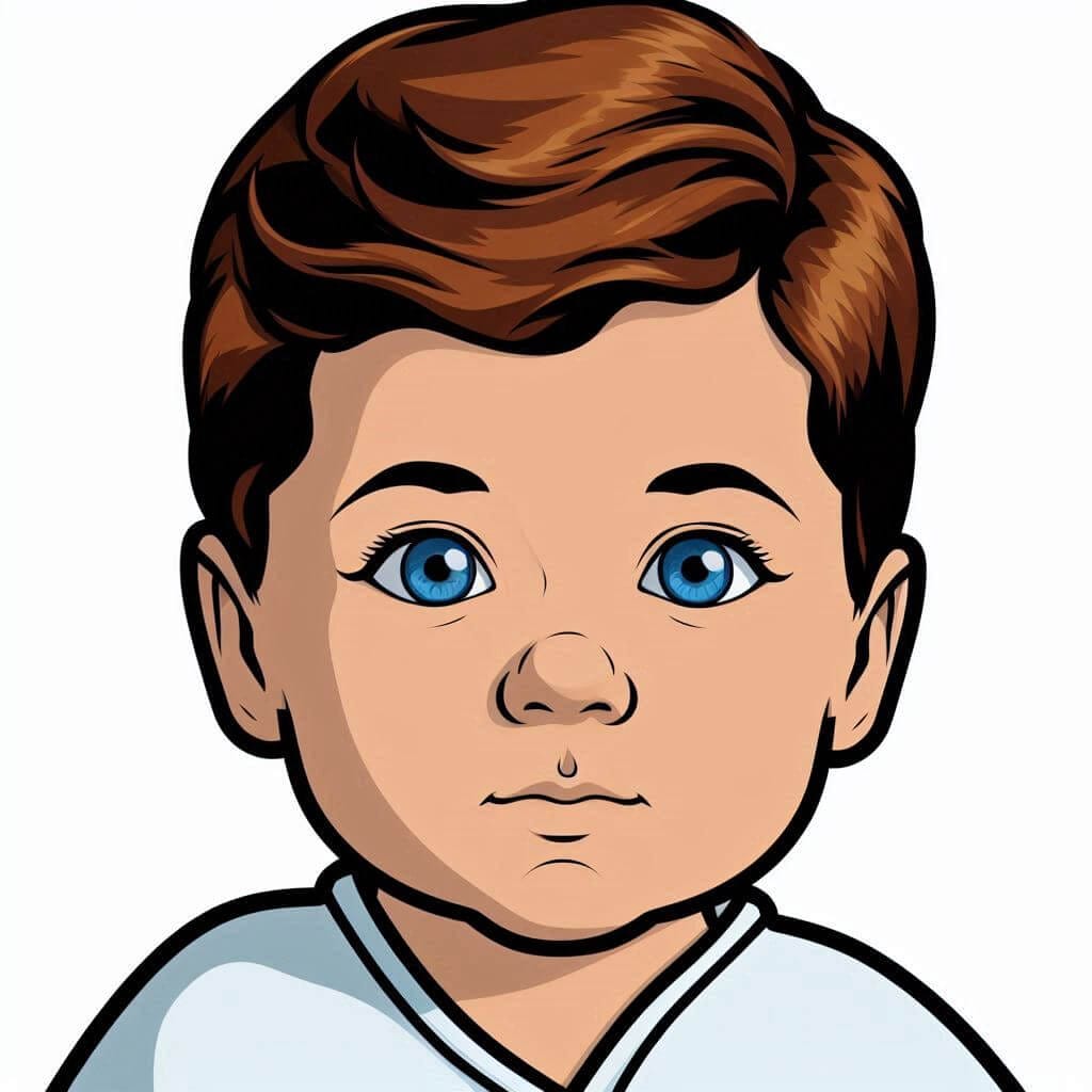 Leto II Cartoon Portrait Art