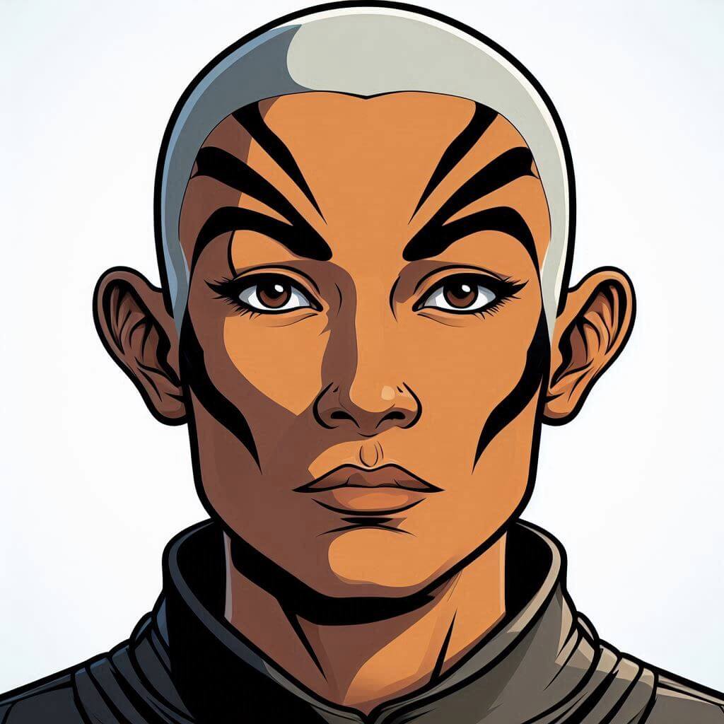 Dune Messiah Characters List 2 Scytale Cartoon Portrait Art