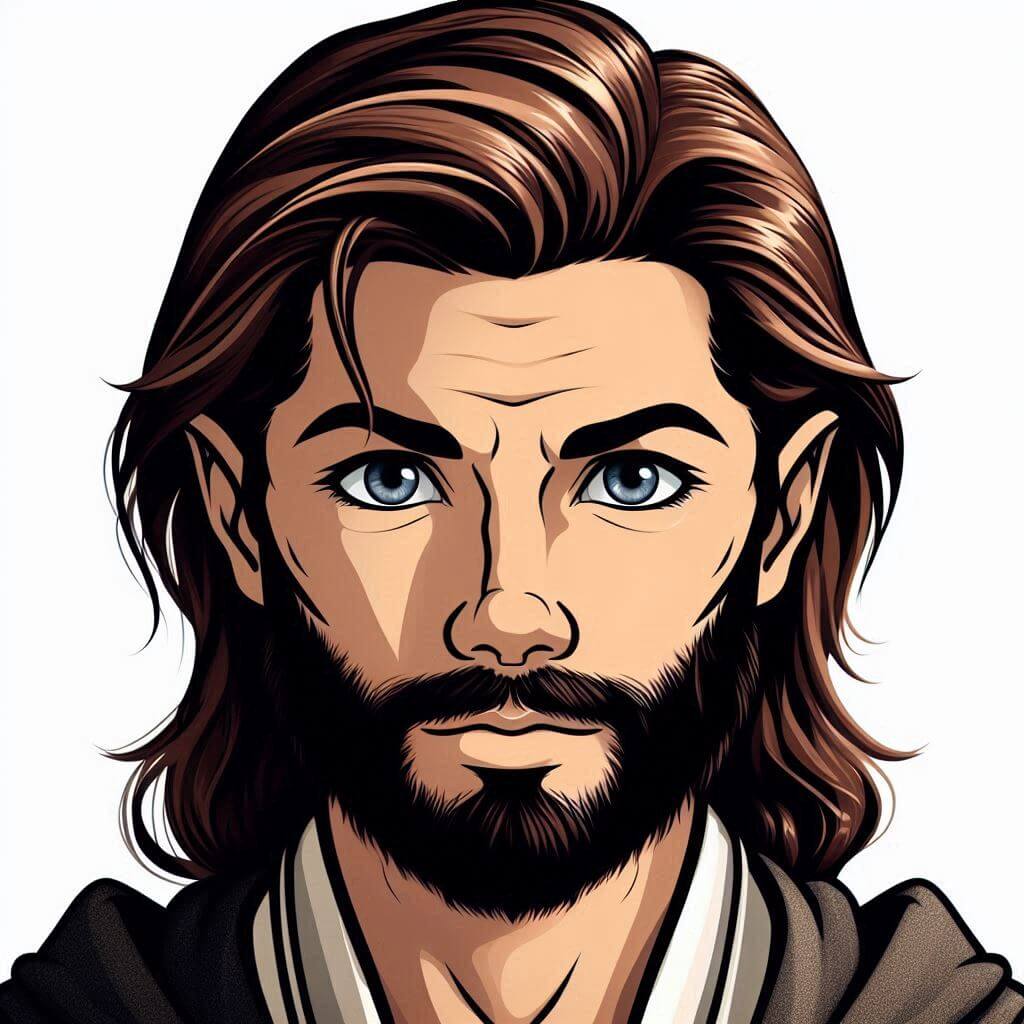 Stilgar Cartoon Portrait Art