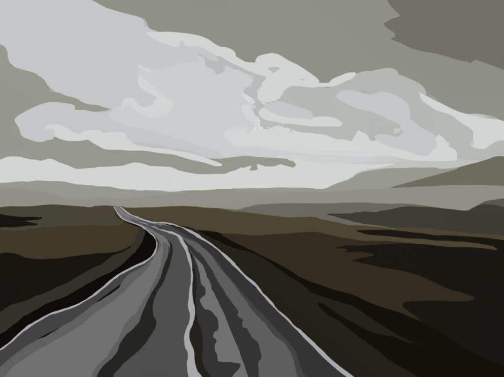 The Road by Cormac McCarthy Digital Art