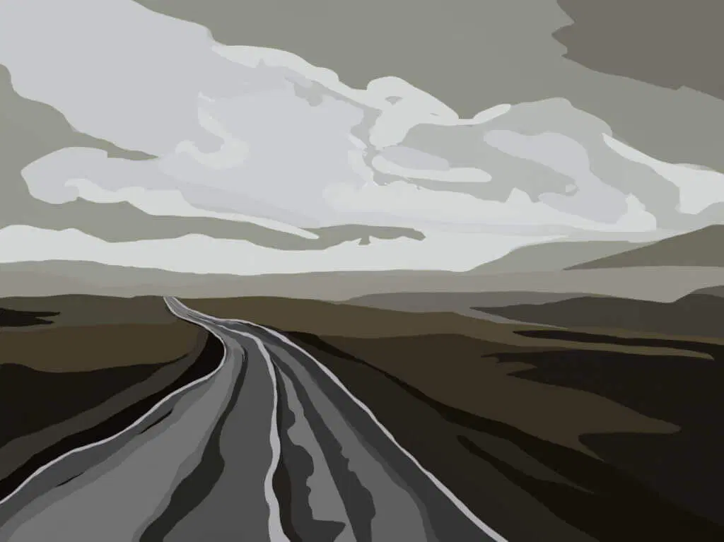 The Road by Cormac McCarthy Digital Art