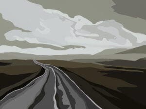 The Road by Cormac McCarthy Digital Art