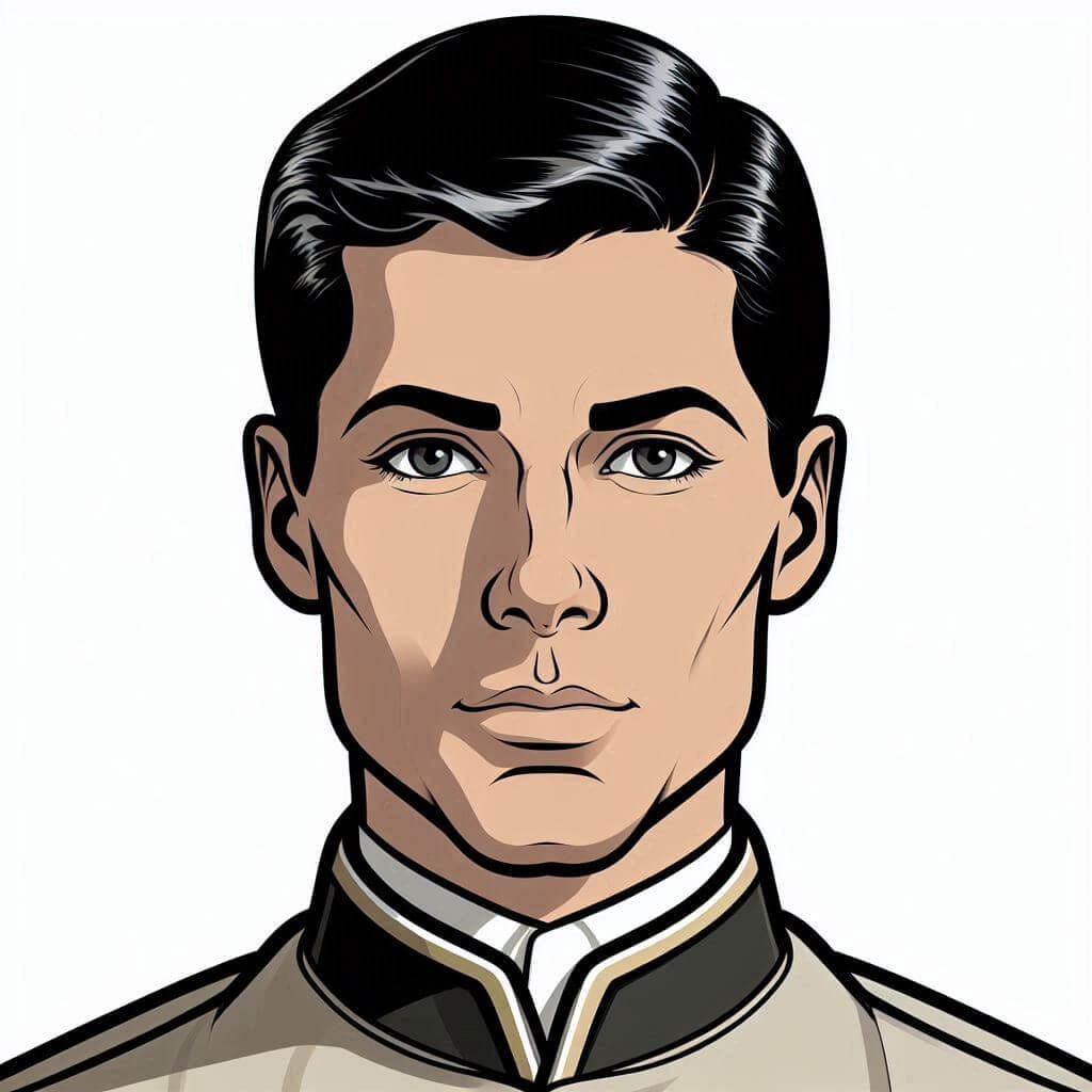 Children of Dune Characters 5 Farad'n Corrino Cartoon Portrait Art