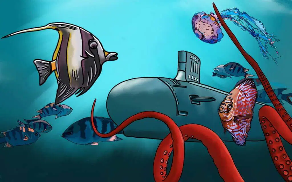 Twenty Thousand Leagues Under the Sea Digital Art