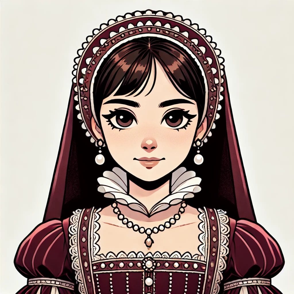 Portrait of Coraline Jones Anne Bullen Portrait Cartoon Art