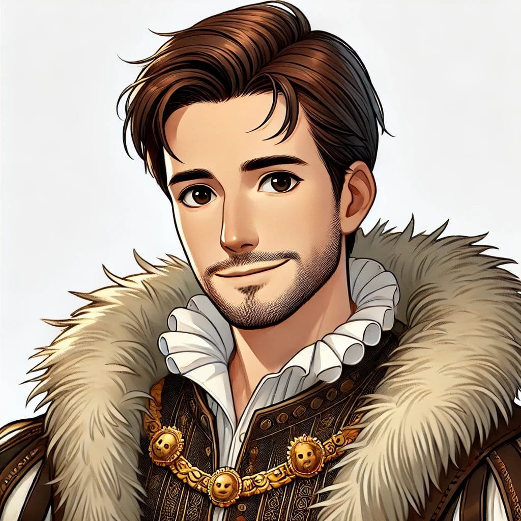 Portrait of Coraline Jones Duke of Buckingham Cartoon Portrait Art