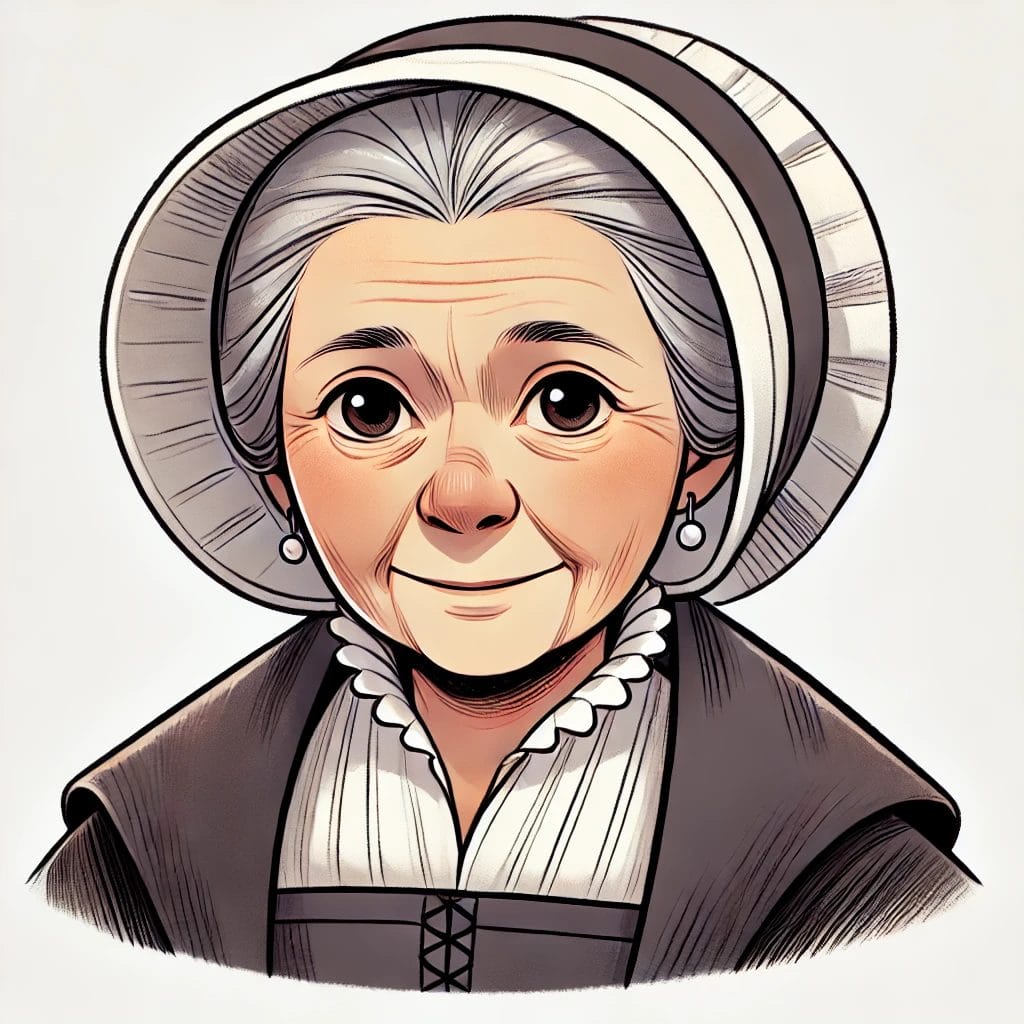 Portrait of Coraline Jones Old Lady Portrait Cartoon Art
