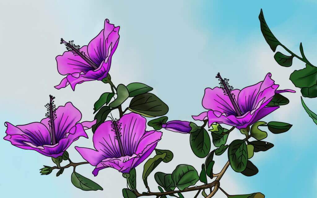 Purple Hibiscus by Chimamanda Ngozi Adichie Digital Art
