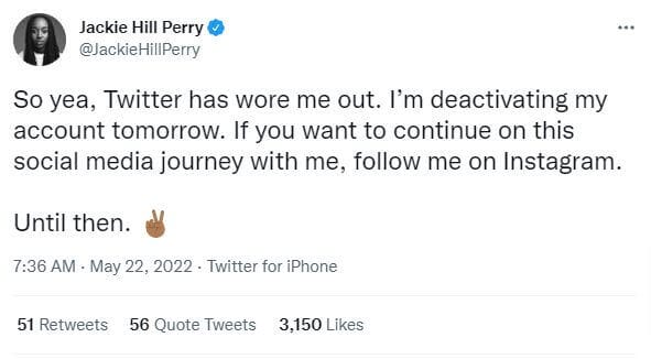 Jackie Hill Perry's Social Media 1 Jackie Hill Perry's Social Media 1