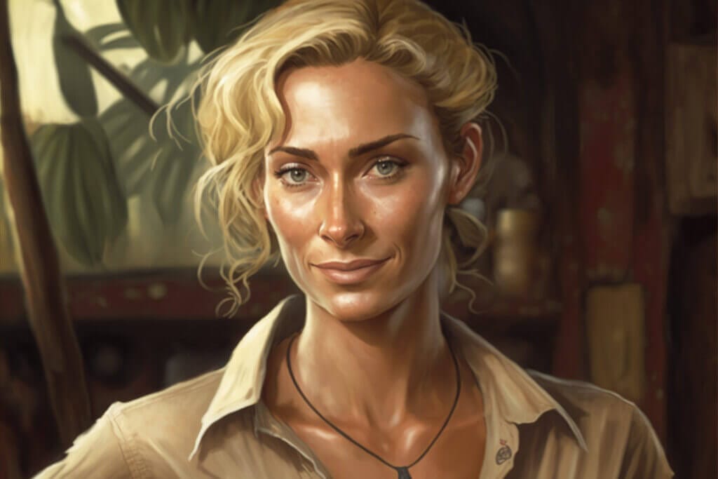 Dr. Ellie Sattler, a passionate and determined paleobotanist