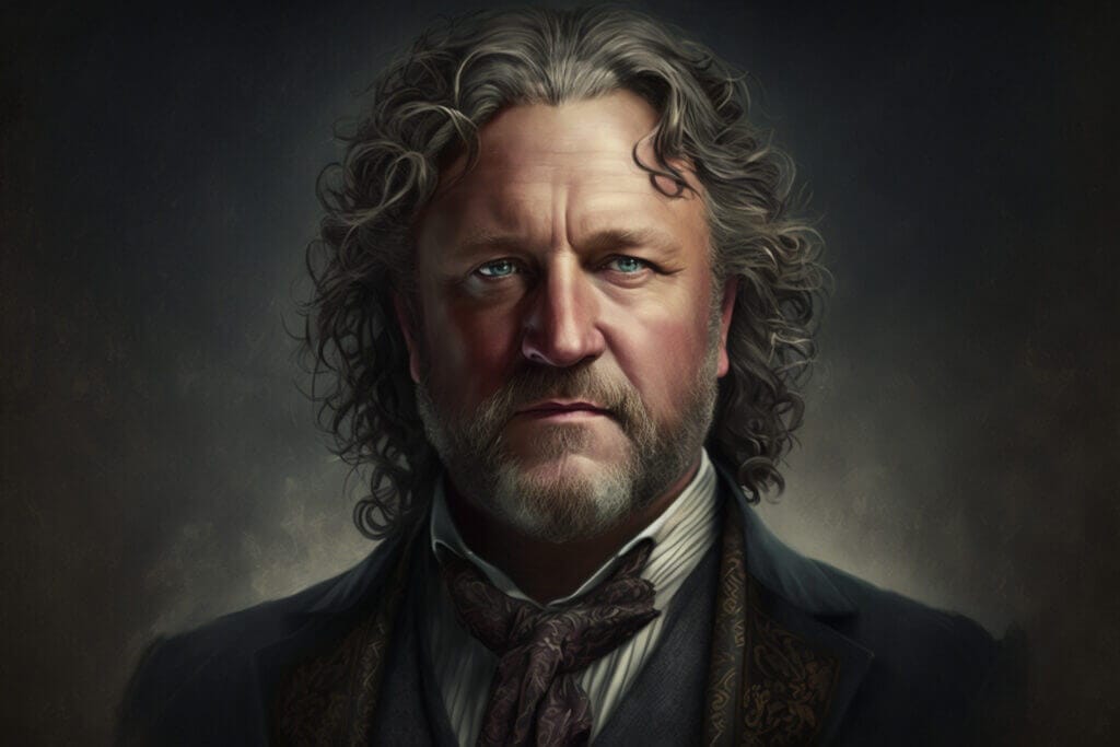 Haymitch Abernathy Portrait Art