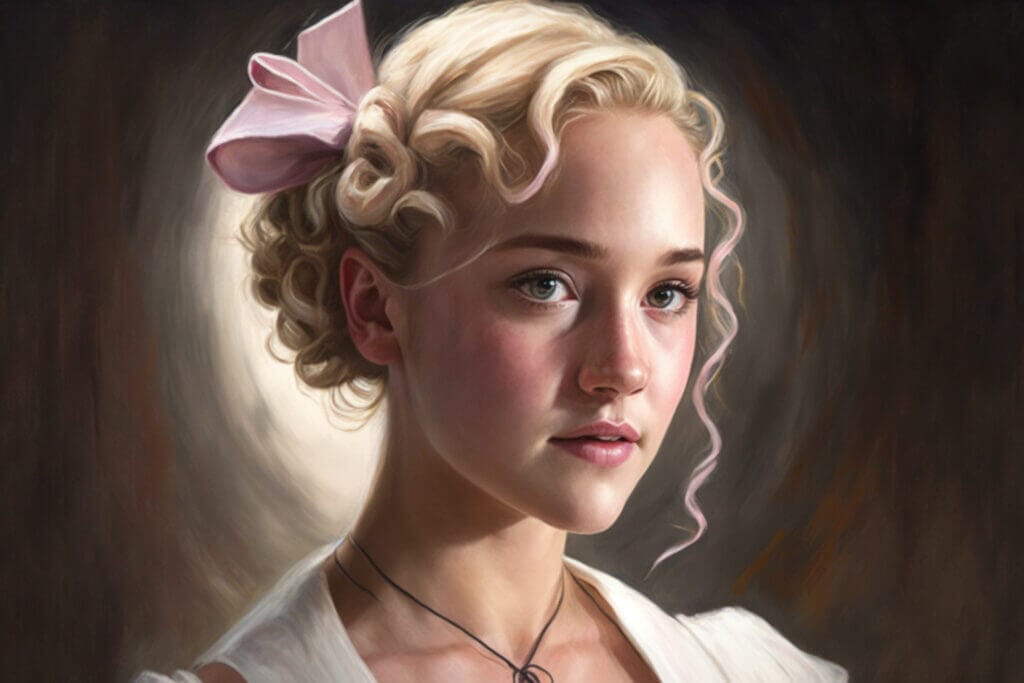 Madge Undersee Portrait Art