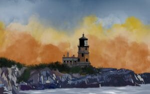 To the Lighthouse Review 1 To the Lighthouse by Virginia Woolf Digital Art