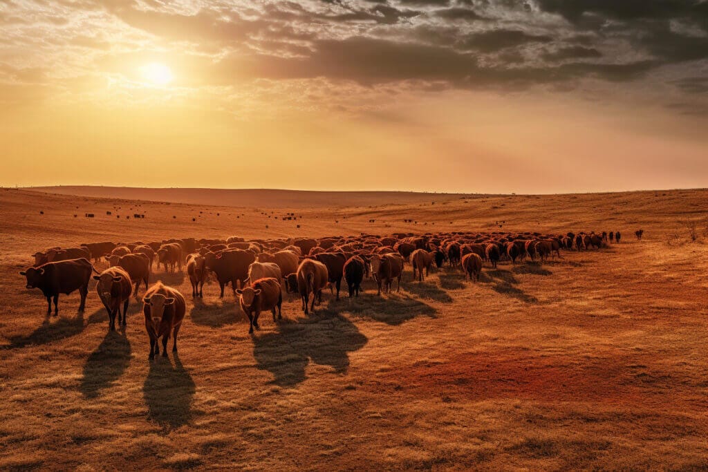 Livestock in District 10 of the Hunger Games art