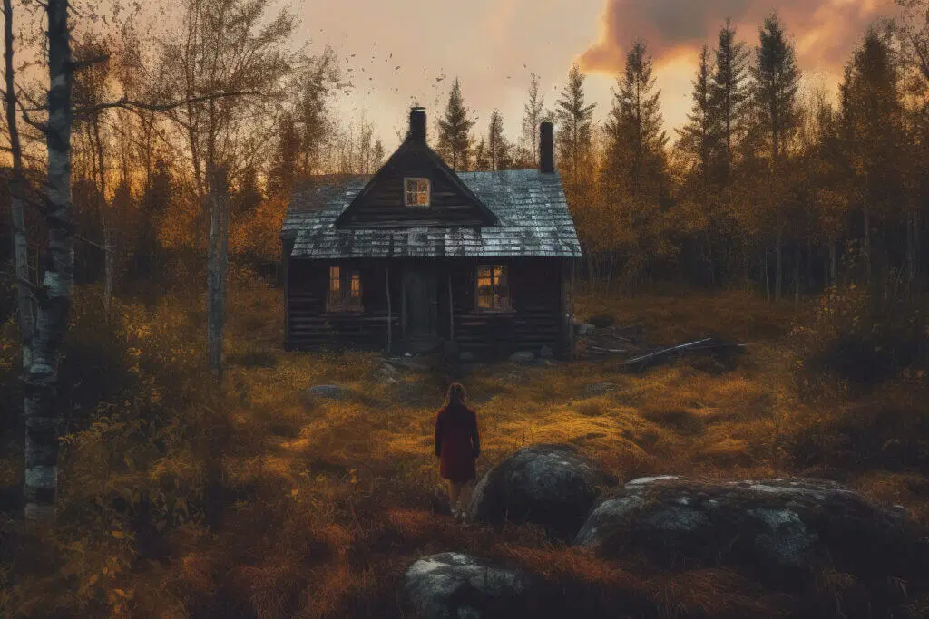 Cabin in the woods from Surfacing Cabin in the woods from Surfacing