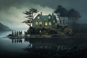 And Then There Were None by Agatha Christie Book Cover