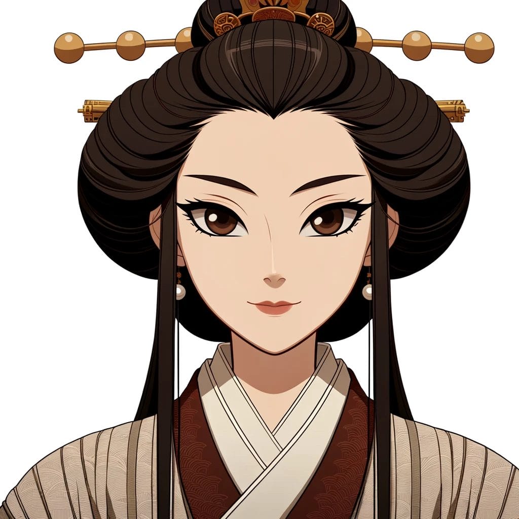 The Tale of Genji Character List 2 Kokiden Portrait Cartoon Art