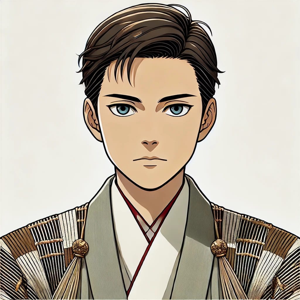 The Tale of Genji Character List 4 Suzaku Portrait Cartoon Art