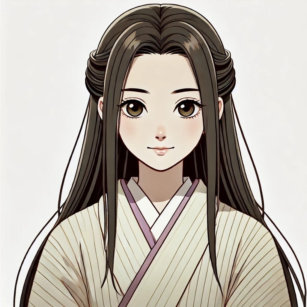 The Tale of Genji Character List 3 Violet Portrait Cartoon Art